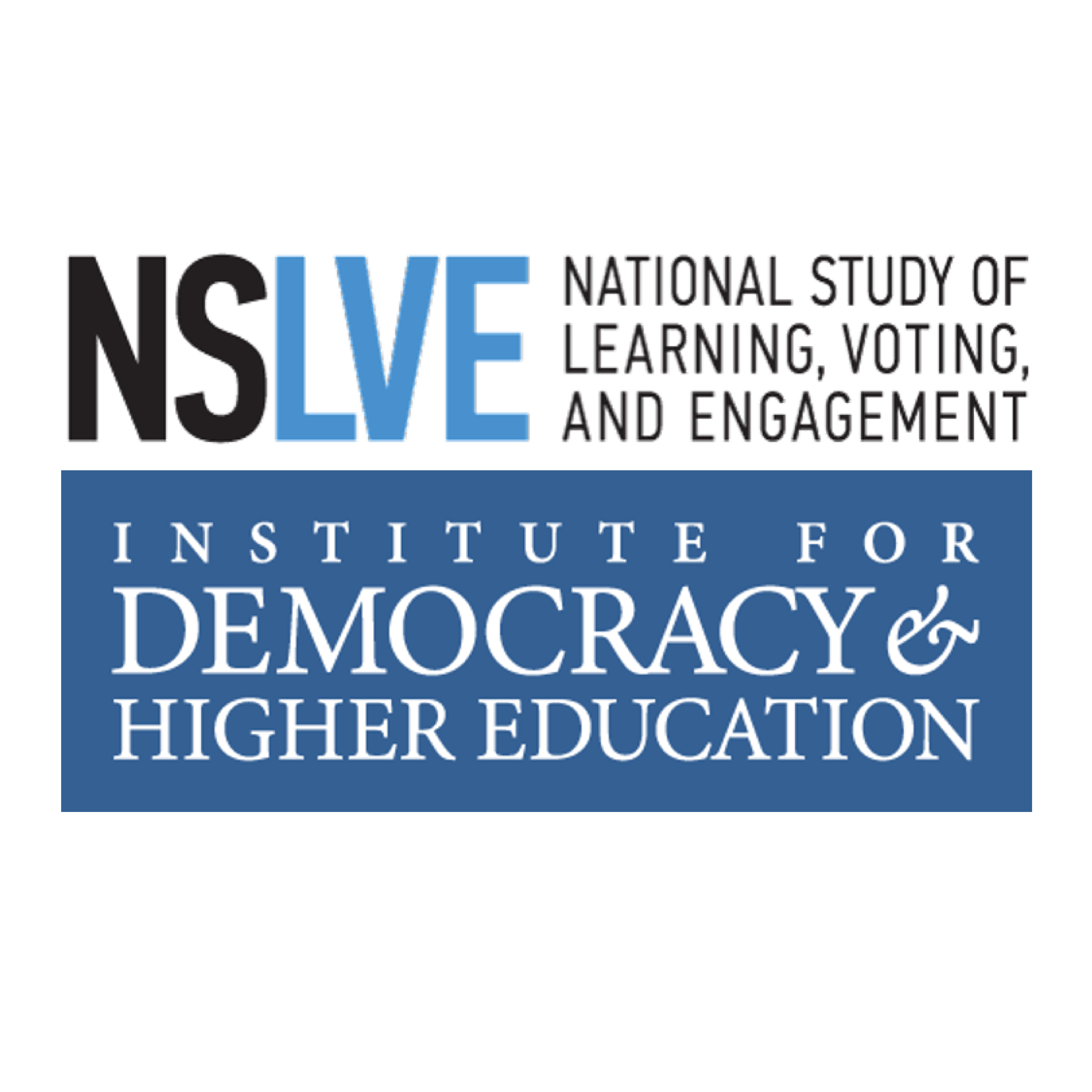 NSLVE: National Study of Learning, Voting, and Engagement- Institute for Democracy and Higher Education